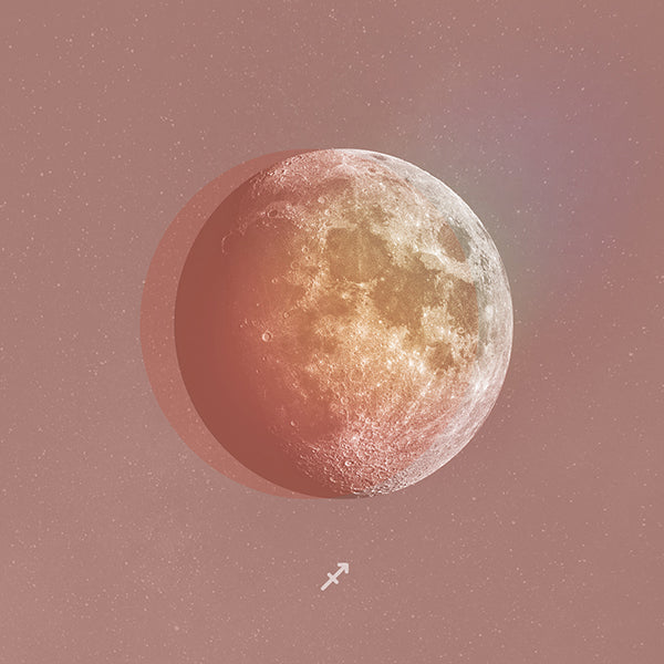 Sagittarius Full Moon Penumbral Lunar Eclipse