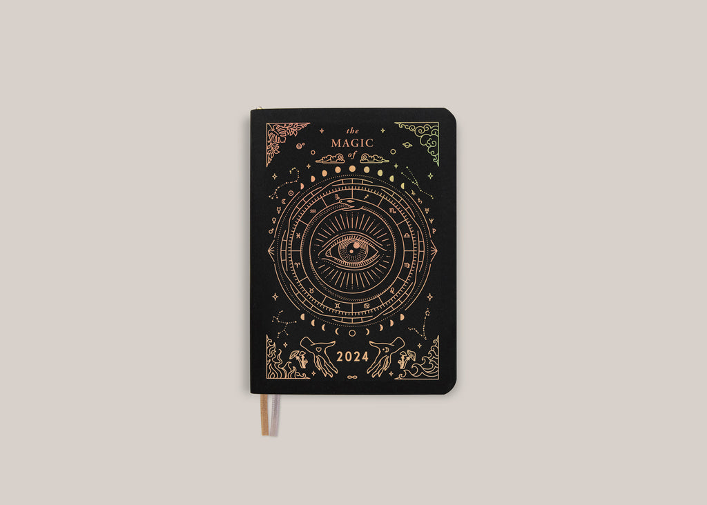 2024 Astrological Pocket Planner - Black - Pre Order