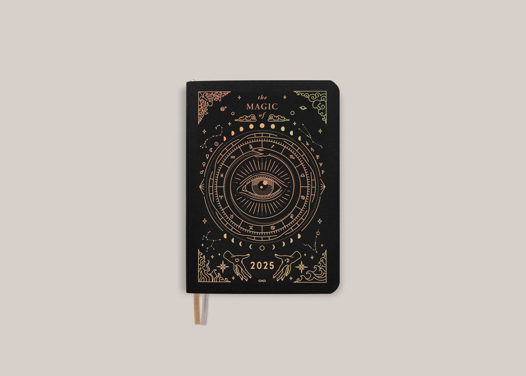 2025 Astrological Pocket Planner - Black