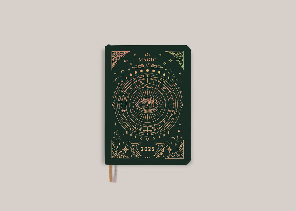 2025 Astrological Pocket Planner - Deep Moss