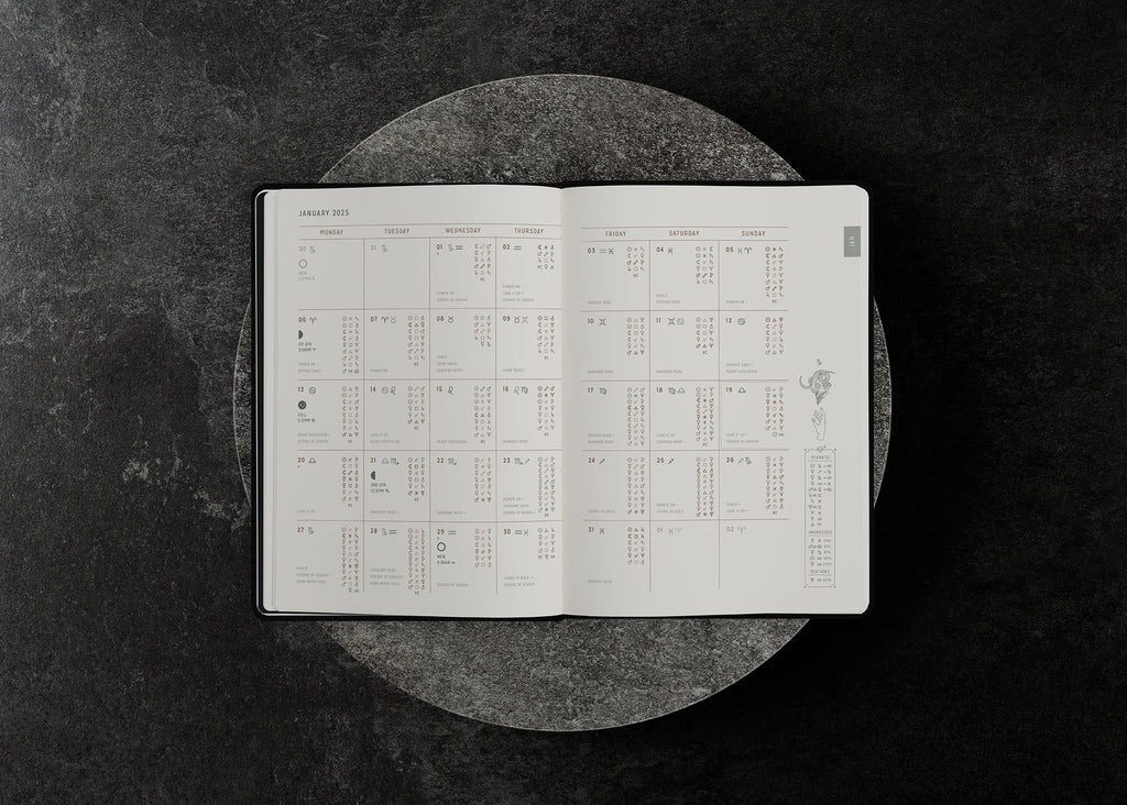 2025 Astrological Planner - Midnight Velvet - Limited Edition