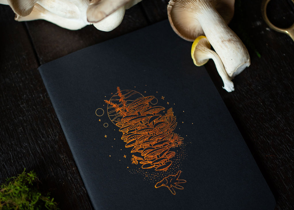 A5 ASTRO-MYCOLOGY NOTEBOOK: ENOKI