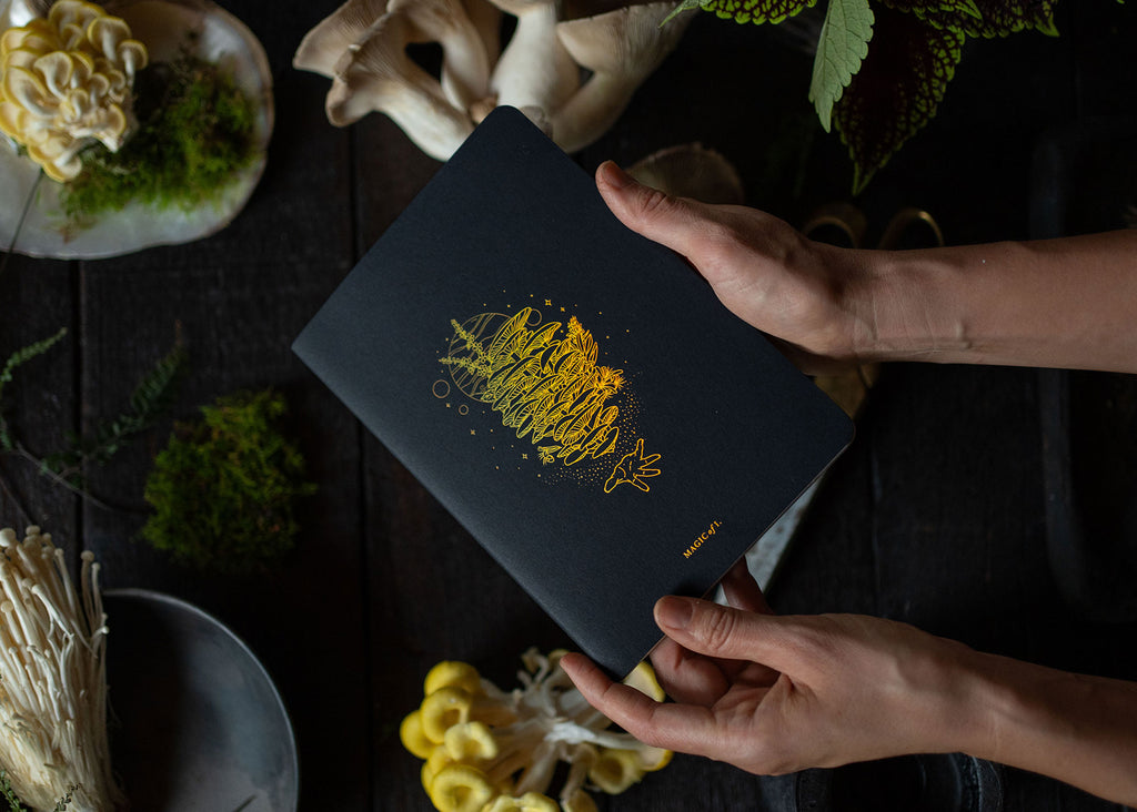 A5 ASTRO-MYCOLOGY NOTEBOOK: ENOKI