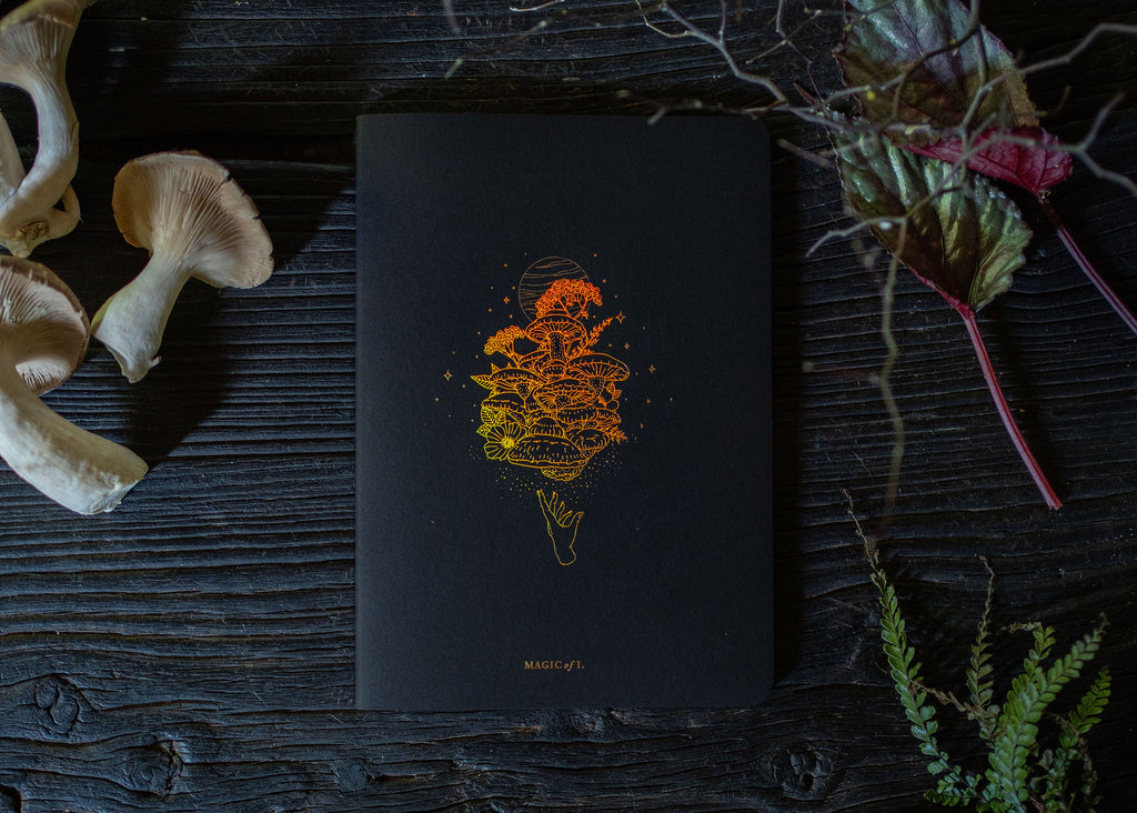 A5 ASTRO-MYCOLOGY NOTEBOOK: SHIITAKE