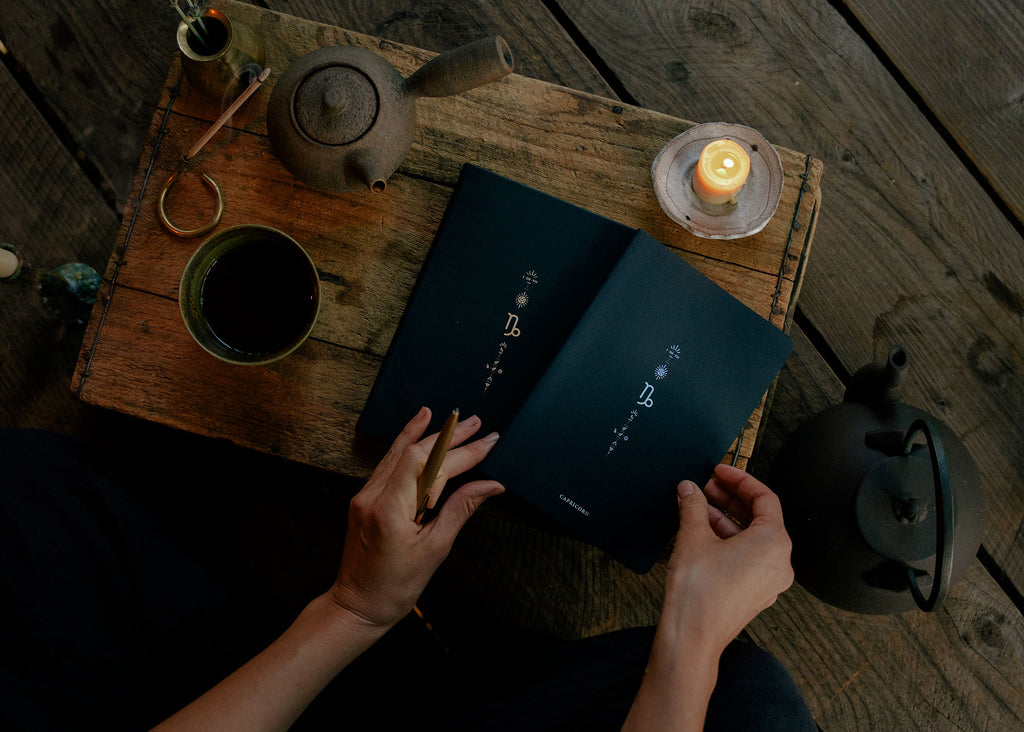A5 ZODIAC NOTEBOOK: CAPRICORN