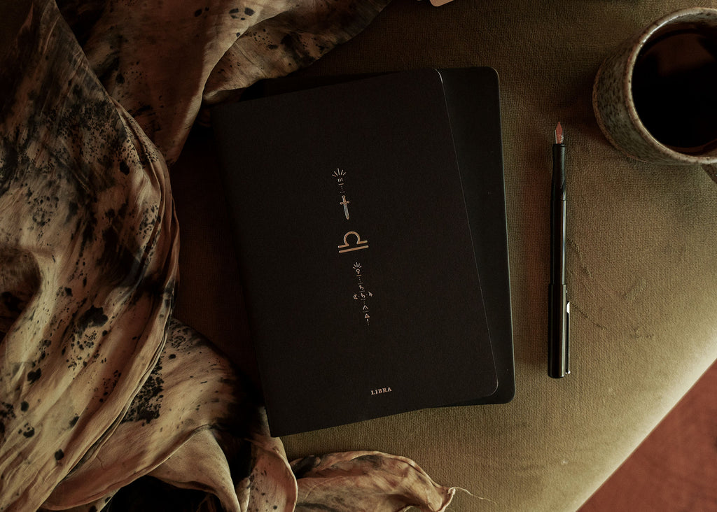 A5 ZODIAC NOTEBOOK: LIBRA