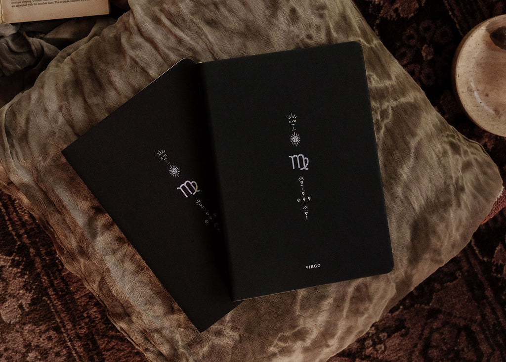 A5 ZODIAC NOTEBOOK: VIRGO
