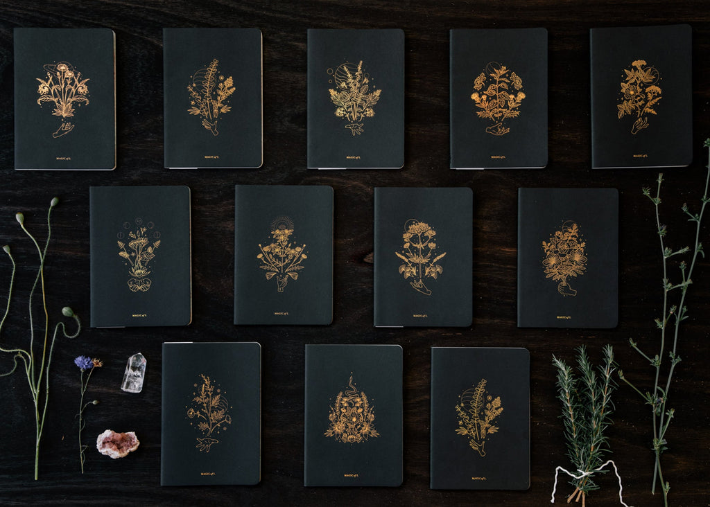 A5 BOTANICALS NOTEBOOK: IX