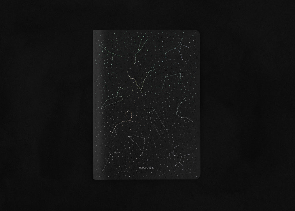 A5 ZODIAC NOTEBOOK: NIGHT SKY