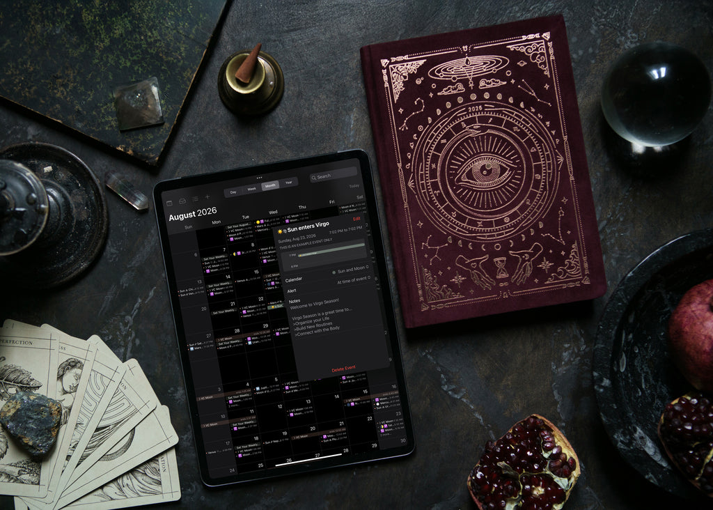 2026 Astrological Planner - Limited Edition + Digital Calendar Bundle