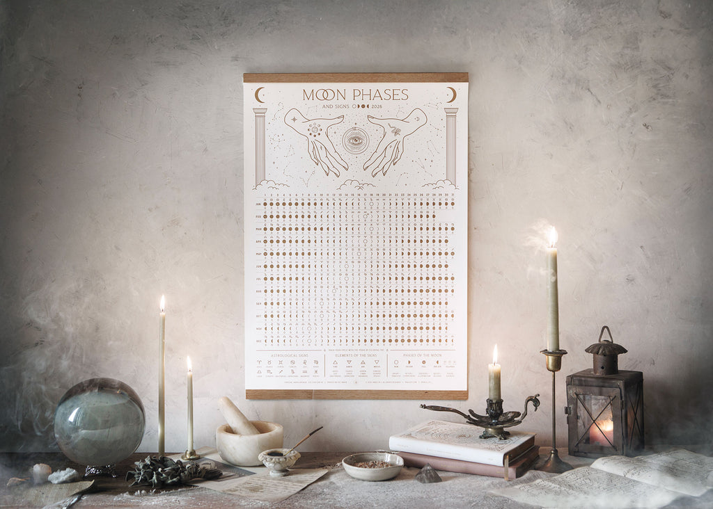 2026 Moon Phases + Signs Calendar - PRE ORDER