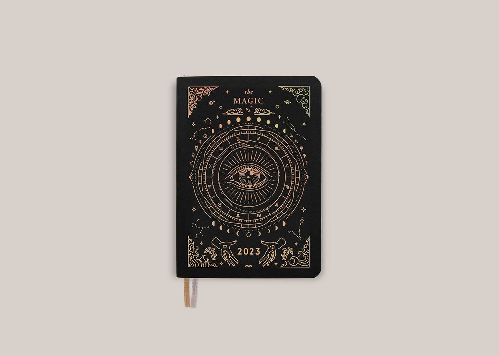 2023 Astrological Pocket Planner - White - Magic of I. - Black