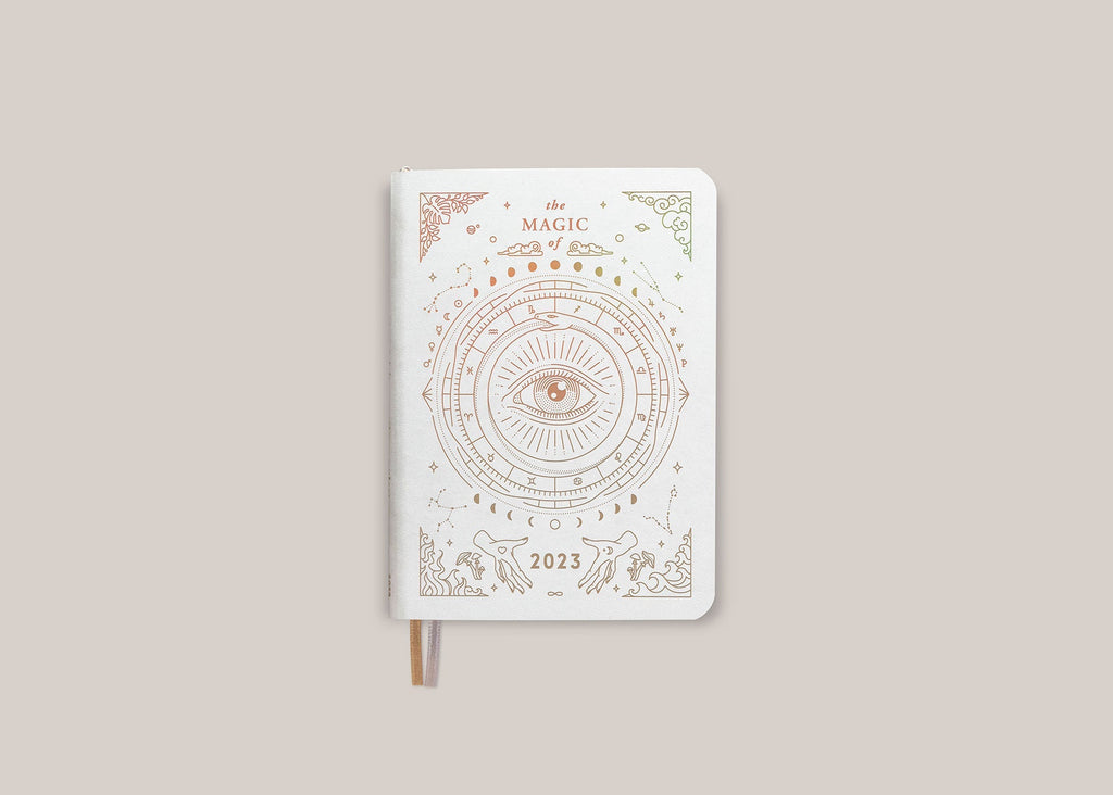 2023 Astrological Pocket Planner - White - Magic of I. - White